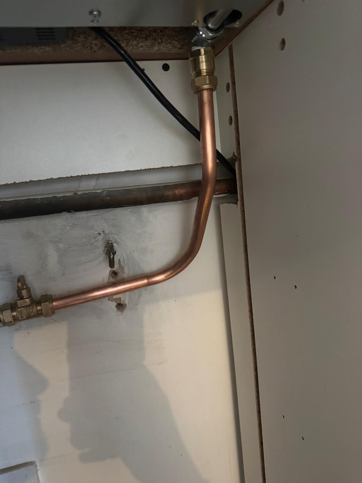 Completed bathroom plumbing installation in Leicestershire by Reactive